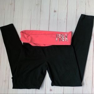 Victoria Secret PINK yoga pant Black size small